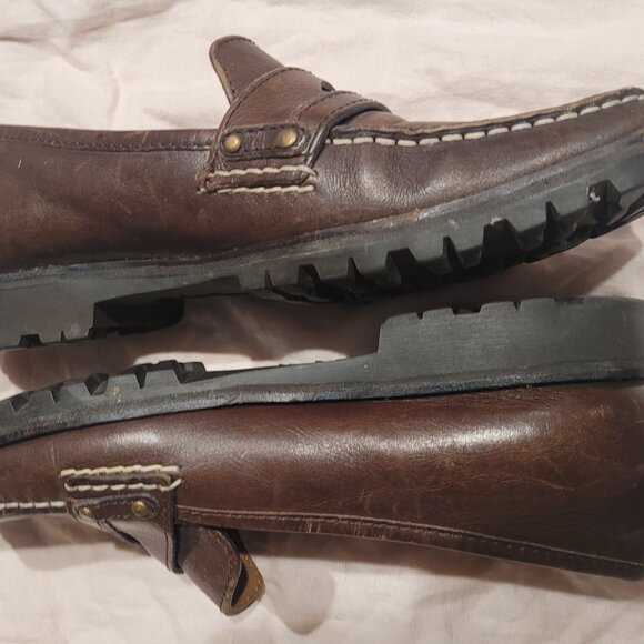 Cole Haan Loafers, Brown Leather sz 6 - Picture 3 of 6